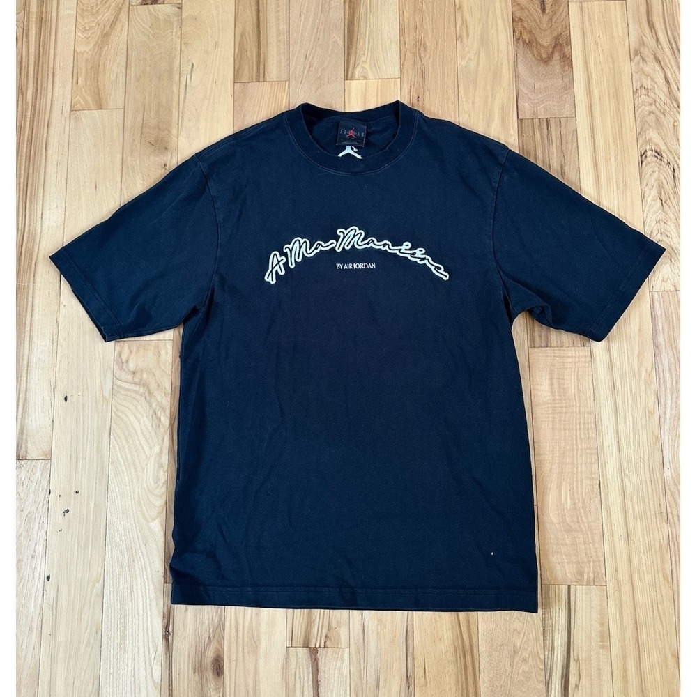 Air Jordan A Ma Maniere Short Sleeve T-Shirt Black FN0609-010 Men's Small